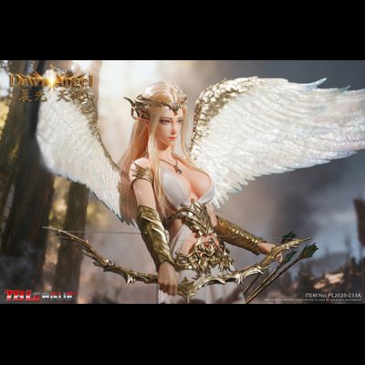 ПРЕДЗАКАЗ - Светлая эльфийка-ангел - Коллекционная фигурка 1/6 Dawn Angel (White) (PL2025-233A) - TBLeague ?ЦЕНА: 25700 РУБ.?