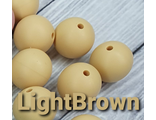 Бусина 12мм - Light Brown