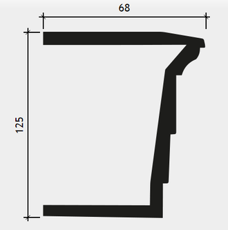 Архитрав 4.34.202 сборный - 125*68*2000мм