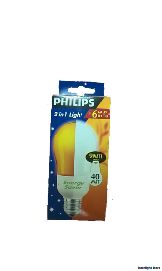 Philips Nightlight ESaver A65 9w 827 E27
