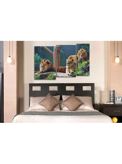 Модульная картина "Внимательные взгляды"