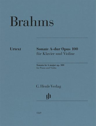 Brahms. sonata A-dur for piano and violine