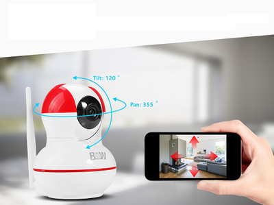 BW. Моторизированная видеокамера WiFi/LAN с DVR, HD (163Eye/Yoosee)