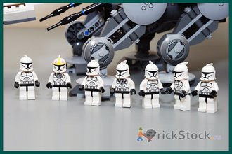 # 10195 Республиканский Десантный Корабль с «Шагоходом» AT–OT / Republic Dropship with AT–OT (2009)