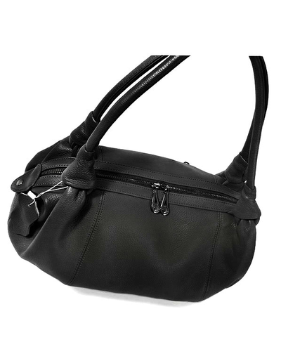 (АРТИКУЛ: 9431/5) СУМКА ЖЕНСКАЯ, СРЕДНЕГО РАЗМЕРА, НАТУРАЛЬНАЯ КОЖА, ЧЕРНАЯ