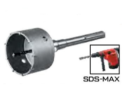 Коронка твердосплавная SDS-max METALLICA Optima 150x250/110 мм, h=50мм, М22,0х2,0 мм, с адаптером