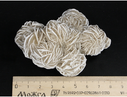 Гипс Роза пустыни, сросток кристаллов, Мексика (78*60*39 мм, 128 г) №27488