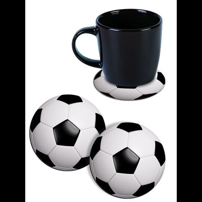 ПОДСТАВКИ ПОД СТАКАНЫ &quot;ФУТБОЛ&quot;( 2ШТ)