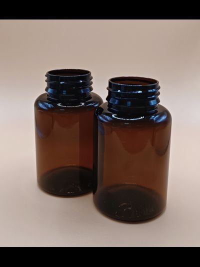 Банка ПЭТ 37/150мл, коричневая, арт.2186