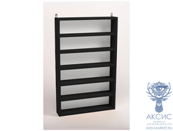 Полка под гель-лаки 80*50*5 cм (ЛДСП венге темный)