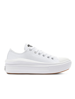 Кеды Converse Chuck Taylor Move на платформе белые