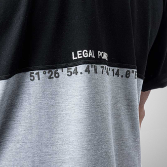 Размахайка 2104-415 LP POWER "Jersey Pique" серый меланж, глубокий черный