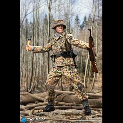 Немецкий солдат  - Коллекционная фигурка 1/6 scale WWII German 12th SS Panzer Division Oberschu?tze (D80171) - DiD