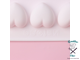 Форма силиконовая для муссовых десертов «Сердца», 29,7×17,3×1,5 см, 35 ячеек, 2,7×2,5 см, цвет белый