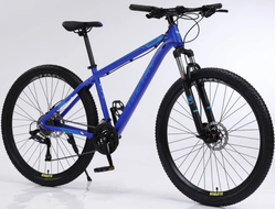 Велосипед TTF014 / 27ск 27,5" алюмин. синий рама 17"