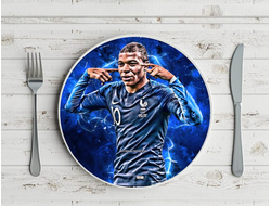 Тарелка Kylian Mbappe Lottin, Килиан Мбаппе Лоттен №7