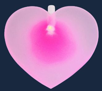 Светильник декоративный на подвеске "Сердца", на батарейках