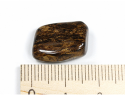 Бронзит, галтовка, Бразилия (16*11*7 мм, 3 г) №26927