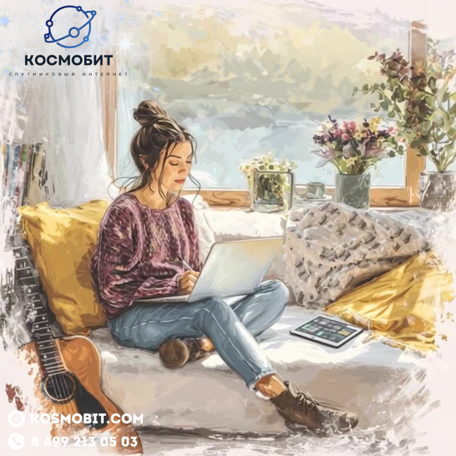 Общайтесь со всем миром при помощи спутникового интернета