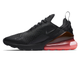 Nike Air Max 270 черные с красной пяткой