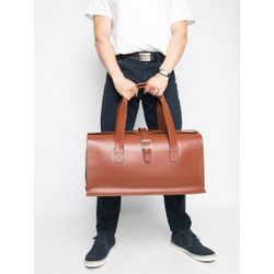 Кожаная дорожная сумка Gavardo Premium red (арт. 
4043-53)