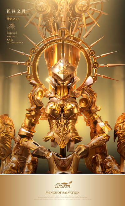 Архангел Рафаэль - КОЛЛЕКЦИОННАЯ ФИГУРКА 1/6 The Wings of Salvation Archangel Raphael (LXF2310A) - LUCIFER