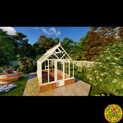 Базовая комплектация теплицы ЧЕСТЕРФИЛД ИДЕАЛ размером 5000 х 3000мм.