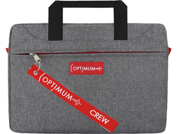 Сумка для ноутбука 14 дюймов Optimum Ultra 14" RL, серая