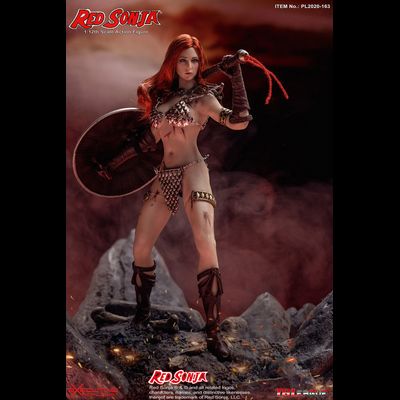 Рыжая Соня - Коллекционная фигурка 1/12 (PL2020-163) - Red Sonja 1/12 Scale Action Figure - TBLeague