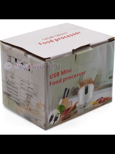 Портативный блендер micro-USB белый Food processor