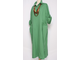 Платье - рубашка "КАРМАН РЕЗИНКА" зелёное, жёлтое, белое р.46-50