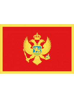 Флаг Черногории гостевой Adria Bandiere BM321 20x30см