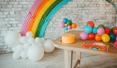Оформление детского дня рождения в стиле "Радуга" "№ 1463