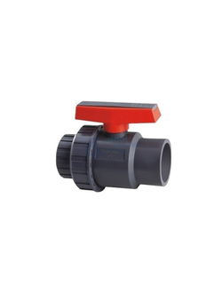 Кран шаровый под вклейку с одной гайкой 50мм