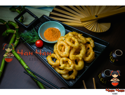 Жареные кольца кальмара 炸鱿鱼圈 120г