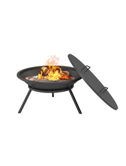 Чугунная Костровая чаша Fantastic Ø 700 Стандарт (чаша+подставка+крышка)