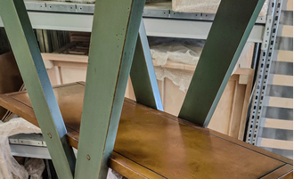 Стеллаж Х-образный, в стиле loft.