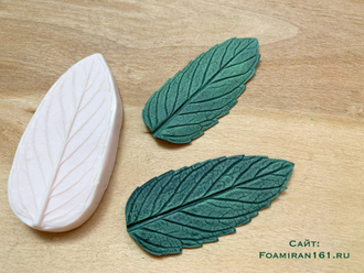 Молд «Лист мяты #9» (ELF_decor)