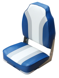 Сиденье Hi back Rainbow, синее с серым