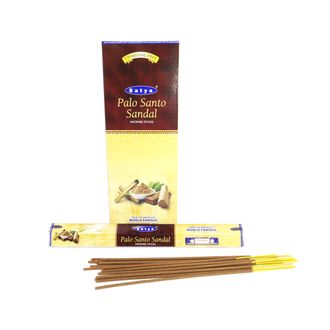 Благовония Satya Hexa Palo Santo Sandal Пало Санто-Сандал 20 штук