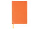 Ежедневник недатированный МАЛЫЙ ФОРМАТ (100x150 мм) А6, BRAUBERG "Rainbow", 136 л., оранжевый, 111688