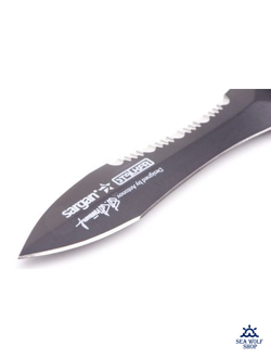 Нож подводный SARGAN "СТАЛКЕР Z1" тефлоновое покрытие