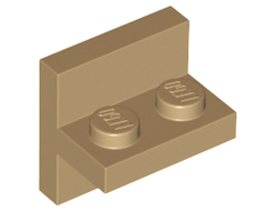 Bracket 2 x 2 - 1 x 2 Centered, Dark Tan (41682 / 6328183)