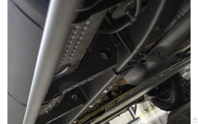 Пороги силовые BMS ALFA для Tayota Tundra Double Cab 2007-2021 (2 шт.)