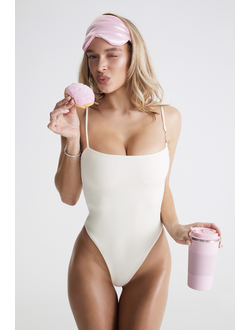 Облегающее боди (молочный)