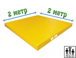 Мат защитный для ушу саньда 2х2х0,2м