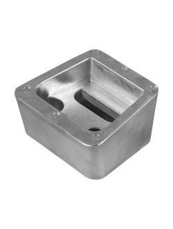 Цинковый анод Tecnoseal 00718 91x79x47мм трапециевидный для двигателей Volvo Penta SX-DPS
