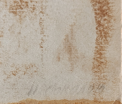 "Портрет" бумага сангина Соколов Н. 1950-е годы