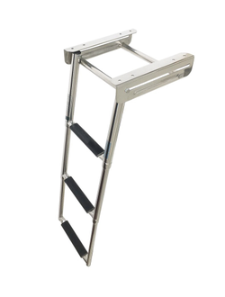 Трап телескопический с салазками Мореман, ширина 300 мм, 3 ступени, длина 405/1155 мм