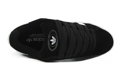 Зимние кроссовки Adidas Campus 00s Black White With Fur